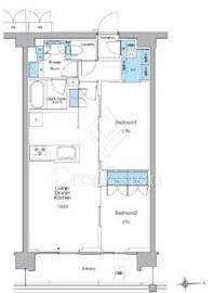 ルフォンプログレ高田馬場ノース 203 間取り図