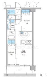 ルフォンプログレ高田馬場ノース 106 間取り図
