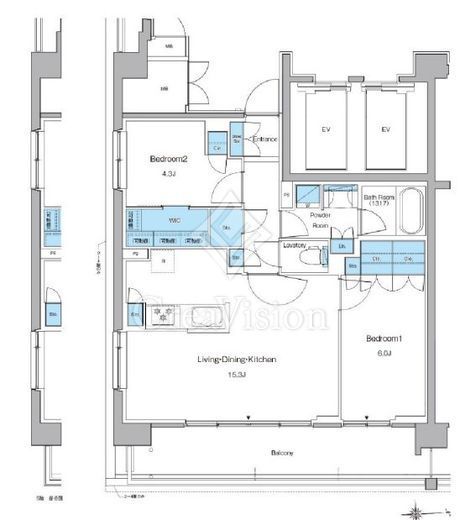ルフォンプログレ高田馬場ノース 211 間取り図