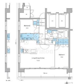 ルフォンプログレ高田馬場ノース 211 間取り図