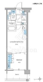 ルフォンプログレ高田馬場ノース 213 間取り図