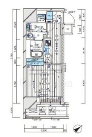 メインステージ鶴見Ⅲ 4階 間取り図