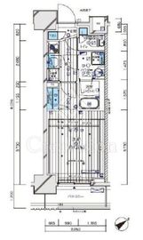 メインステージ鶴見Ⅲ 4階 間取り図
