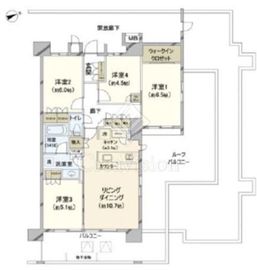 ルネ横浜戸塚 5階 間取り図