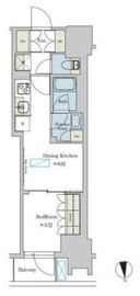ブリリアイスト浅草 502 間取り図