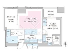 大崎ステーションレジデンス 35階 間取り図