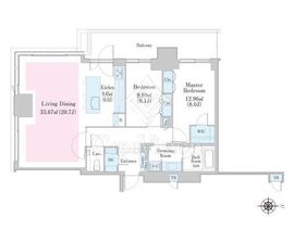 大崎ステーションレジデンス 33階 間取り図