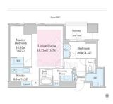 大崎ステーションレジデンス 26階 間取り図