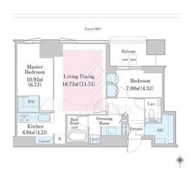 大崎ステーションレジデンス 26階 間取り図