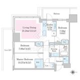 大崎ステーションレジデンス 27階 間取り図