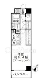 Saint-Clair Kawasaki 202 間取り図