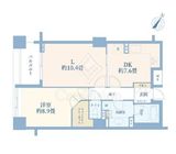 エルステージ月島アトラージュ 12階 間取り図