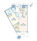 勝どきザ・タワー 34階 間取り図