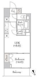ルミーク関内Ⅱ 902 間取り図