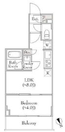 ルミーク関内Ⅱ 903 間取り図