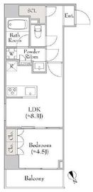 ルミーク関内Ⅱ 905 間取り図