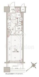 アヴァンティーク銀座2丁目 8階 間取り図