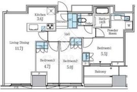 大崎ステーションレジデンス 30階 間取り図