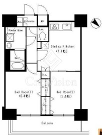 Dormouse Castle 1002 間取り図