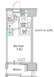 ベルファース目黒 606 間取り図