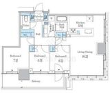 大崎ステーションレジデンス 29階 間取り図