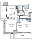 大崎ステーションレジデンス 17階 間取り図