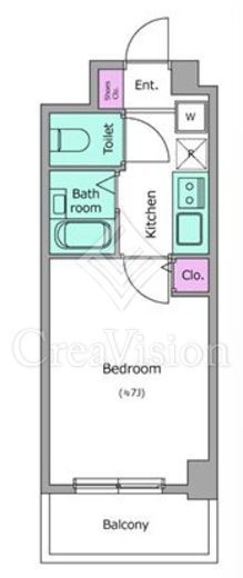 レジディア中野富士見台 203 間取り図