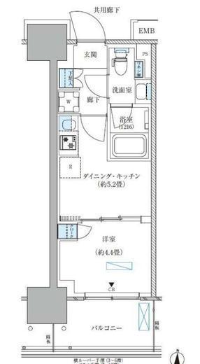 パークアクシス西大島コンフォートスクエア 511 間取り図