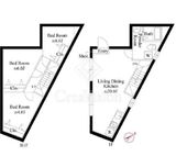 THE ONE Ichigaya 102 間取り図