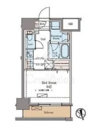ラグゼナ北千住 6階 間取り図