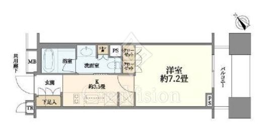 ブリリア銀座id 14階 間取り図