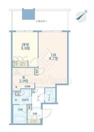 キャピタルゲートプレイス ザ・タワー 35階 間取り図