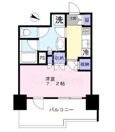パークホームズ大岡山ラヴィアンコート 2階 間取り図