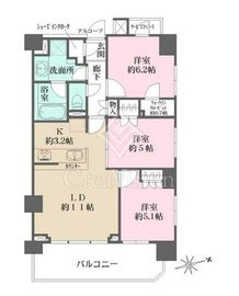 BELISTA亀戸 7階 間取り図