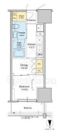 プラウドフラット四谷三丁目 1108 間取り図