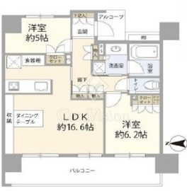 ローレルコート三鷹 2階 間取り図