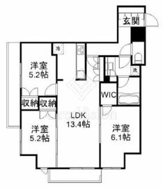 アトラス三鷹レジデンス 4階 間取り図