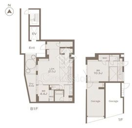 THE GRANDUO KAMIMEGURO 101 間取り図