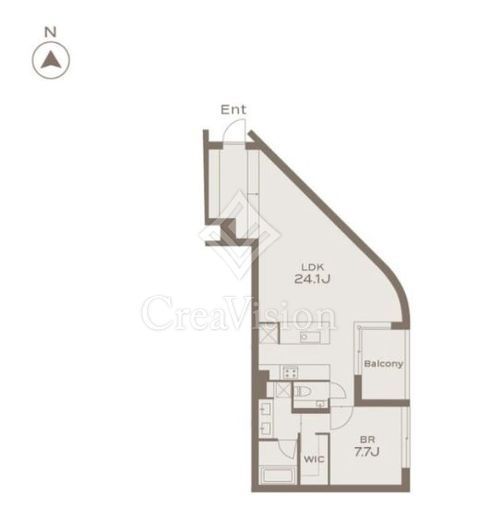 THE GRANDUO KAMIMEGURO 102 間取り図