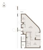 THE GRANDUO KAMIMEGURO 201 間取り図