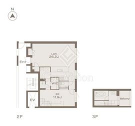 THE GRANDUO KAMIMEGURO 302 間取り図