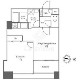 リバーシティ21イーストタワーズ2 705 間取り図