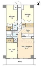 グランフォンテ 807 間取り図
