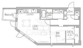 グランデュオ千歳船橋7 (GranDuo Chitosehunabashi7) 201 間取り図