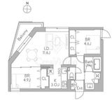 グランデュオ千歳船橋7 (GranDuo Chitosehunabashi7) 204 間取り図