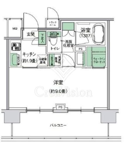 スタイリオ梶が谷 503 間取り図