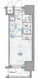 ガーラ・グランディ川崎 13階 間取り図