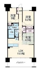 ライオンズ茅ヶ崎ザ・アイランズ 8階 間取り図