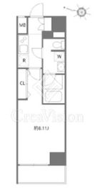 レグゼ王子神谷 3階 間取り図