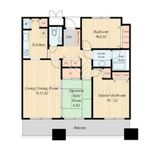 リバーサイド隅田セントラルタワーパレス 2205 間取り図